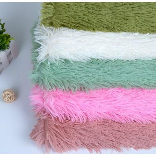 40 pile high plush fabric PV cashmere South Korean cashmere home textile carpet toy pet nest plush fabric knitted fabric