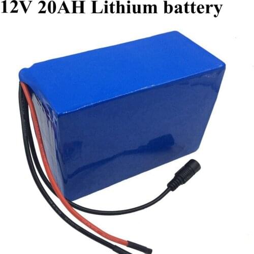 12v 20ah Lithium Ion Battery for Power Baby Child Electric Motorcycle Golf Trolly Cart Scooter 150w 200w 350w +3A Charger