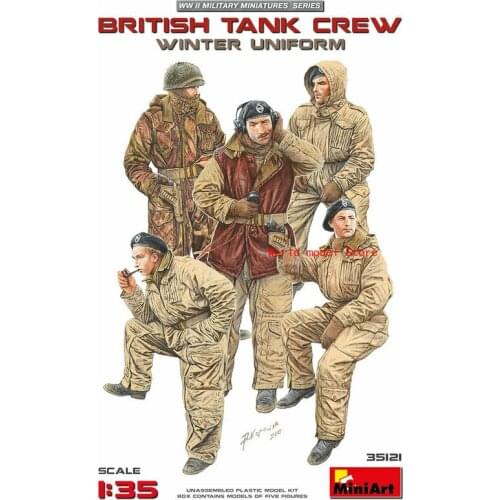MiniArt 35121 1/35 British Tank Crew (Winter Uniform)