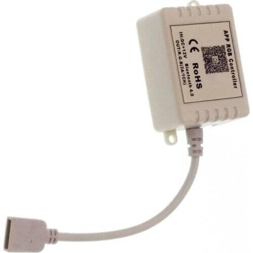 New style lower price Bluetooth 4.0 App RGB Controller music sound controller For 3528 5050 led strip with IOS/Android APP