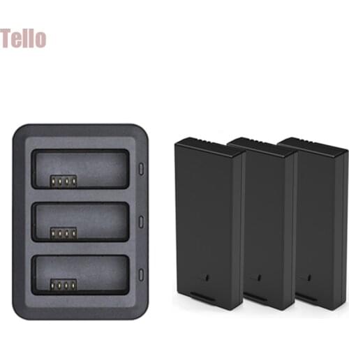 Original Tello dji Accessories Tello Battery + Drone Tello Charger Batteries Charging For dji hub Tello flight Battery Accessory