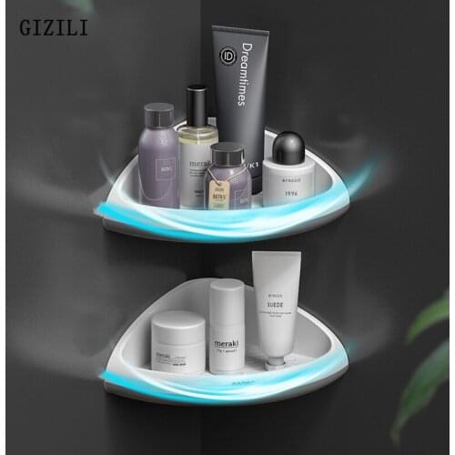 GIZLI Non-Porous Bathroom Soap Box Toiletries Storage Rack Bathroom Storage Box Kitchen Storage Box Bathroom Accessories Set