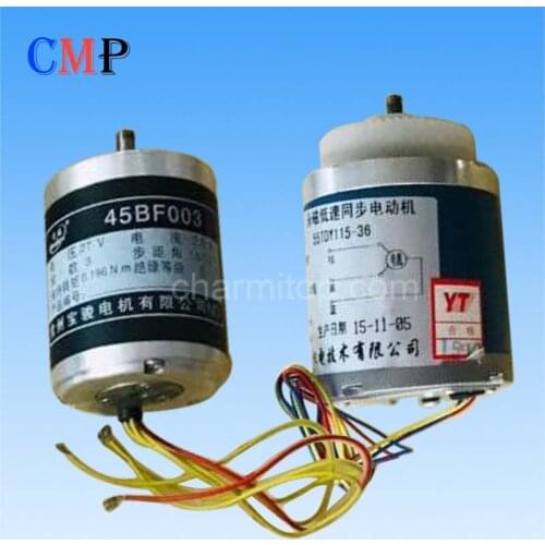 Permanent magnetic low-speed synchronous motor 55TDY115 36V 0.37A Rotating head DC motor 45BF003 27V for EDM Drilling Machine