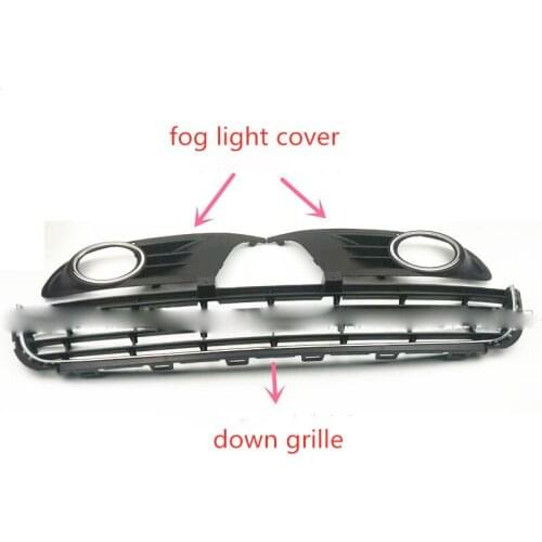 EOsuns fog lamp cover frame base shell+fog light for Volkswagen Golf 6 7