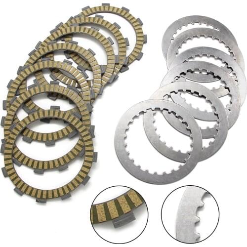 Motorcycle Clutch Friction Disc Plate Kit For Honda CR125R 1986-1999 OEM:22201-KS6-700 22321-KA3-710 Motorcycles Accessories