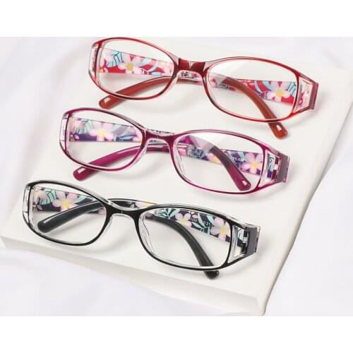 Printing Folding Reading Glasses Foldable Presbyopia Glasses Men Women Vintage Computer Eyeglasses