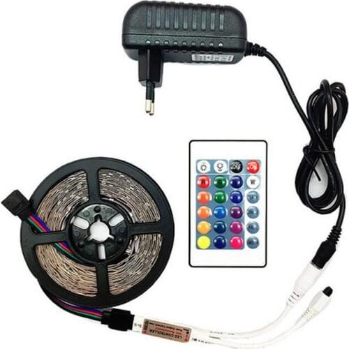 LED Strip 5m SMD2835 Ultra Bright Light 12V DC RGB Warm White Blue Red Green LED Ribbon Flexible lamp bulb