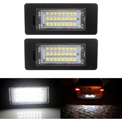 Car License Plate Led Light Lamp 12v White 6000K for BMW X1 E39 E60 E82 E90 E92 E93 M3 E39 E60 E70 X5 E60 E61 M5 E88 X6