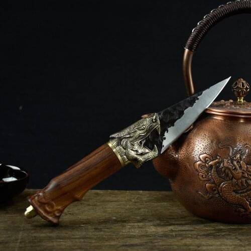 Traditional Handmade Forged Kitchen Boning Knife Sashimi Knives Bone Cleaver Meat Slicing Knife Fruit Cutter Cooking Tools