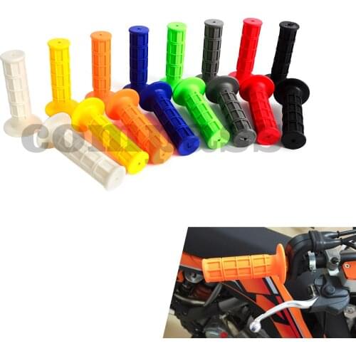 22mm 7/8" Rubber Handle bar Hand Grips For CRF YZF WRF KXF KLX KTM RMZ Pit Dirt Bike Motocross Motorcycle Enduro MX Offroad