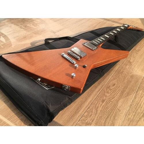 High quality special-shaped mahogany electric guitar ebony fingerboard can be customized
