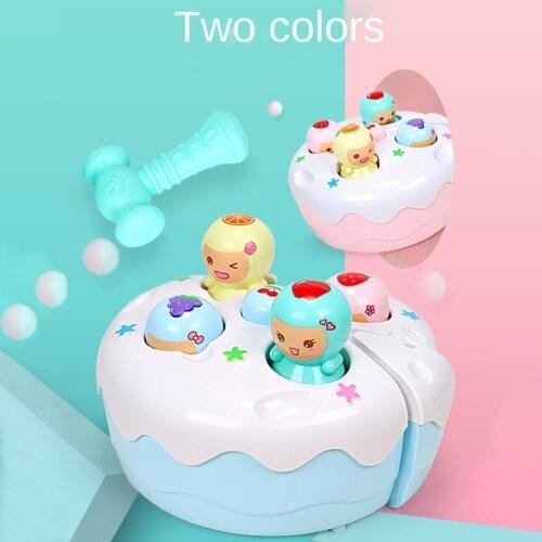 1pc Kids Early Educational Toys Childrens puzzle electric hammer beater Puzzle Toys Toddler Music Educational Game Toys gifts