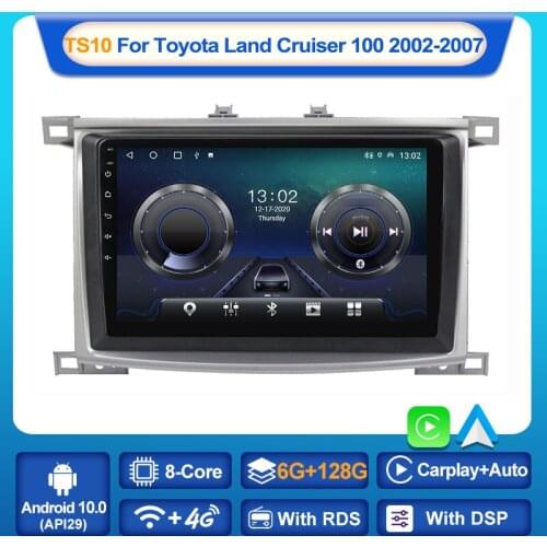 MEKEDE Android 10 Car Radio For Toyota Land Cruiser LC 100 2002-2007 Navigation GPS Multimedia Video Player Stereo DVD Head Unit