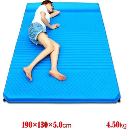 CS033-4 Double Person 190*130*5.0CM Thickening Automatic Inflatable Mat Family Rest Air Mattress Outdoor Camping Mat