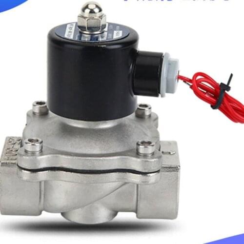 DN8-50normally closed Stainless steel Electric Solenoid Valve AC220V DC24V AC110V AC380V AC24V Pneumatic Valve for Water Oil Gas