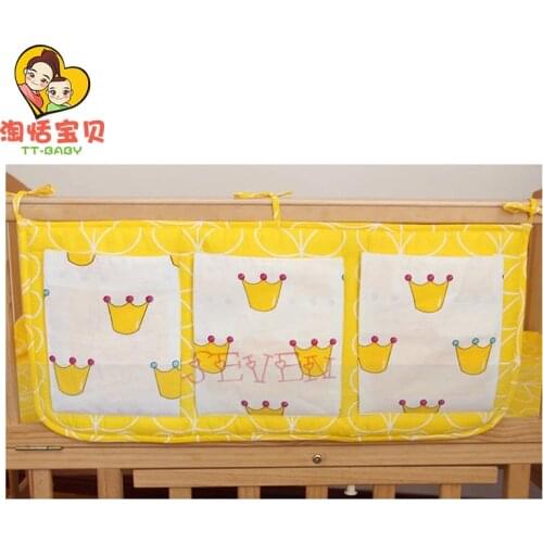 Baby Bags For Bed Cotton Bedding Sets Newborn Infant Multi-Function Hanging Bag Toddler Kids Sleeping Bed Bumpers 60*28cm