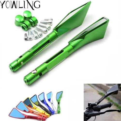 Motorbike Motorcycle Scooters Racer Rearview Back Side View Mirror for KAWASAKI ZX636R ZX6R ninja250 300 650 Z900 Z250 Z650 Z800