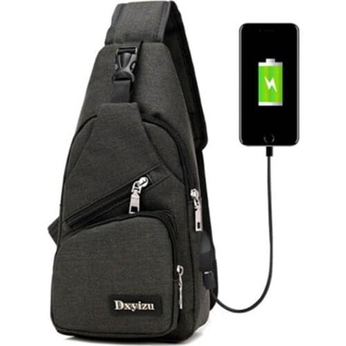 BYCOBECY New Arrival Oxford Men Chest Pack Single Shoulder Strap Back Bag Short Trip Crossbody Bags Sling Shoulder Bag