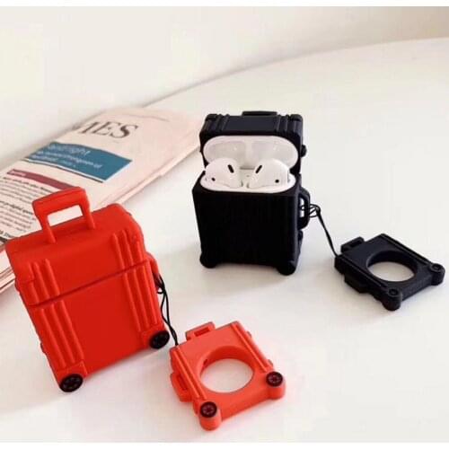 Soft silicone case For apple Airpods1/2 charging box soft silicone case Anti-fall Non-slip Earphone Case