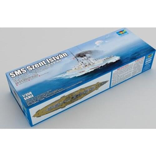 TRUMPETER 05365 1:350 Scale SMS Szent István Model Kit