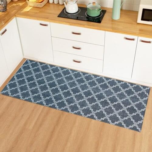 New Material Silk Loop PVC Kitchen Mat Cuttable Non-slip Door Mat Carpet Custom Special Design Mats Carpet Entrance Kitchen Mat