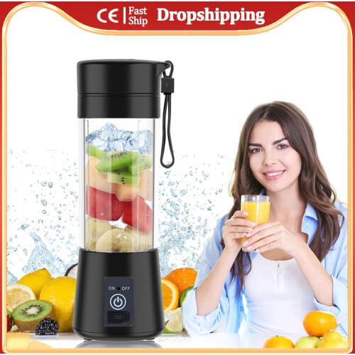 Electric Juicer Cup Handheld USB Mini Portable Blender Mixer Milk Fruit Orange Squeezer Smoothie Food Processor Machine