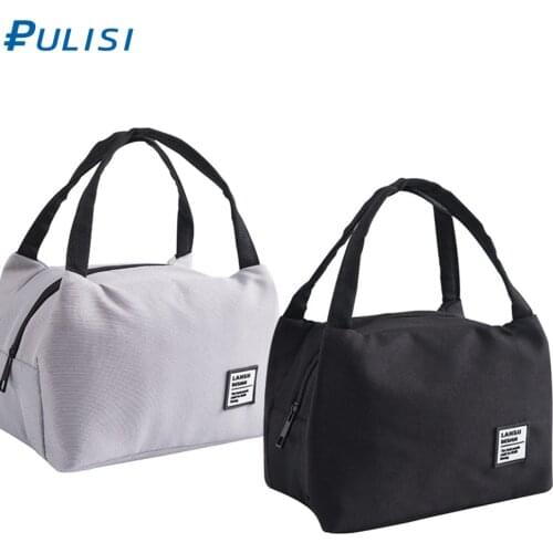 PULISI Zipper Lunch Bag Tote Bag Lunch Bag for Women Lunch Box Insulated Lunch Container for Picnic Boating Beach Fishing Work