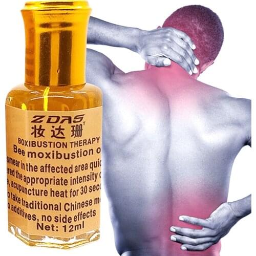 Scrub Body care Essential Oil Rheumatic Pain Leg Pain Frozen Shoulder Osteoarthritis Spurs Cervical Pain Relief Bee moxibustion