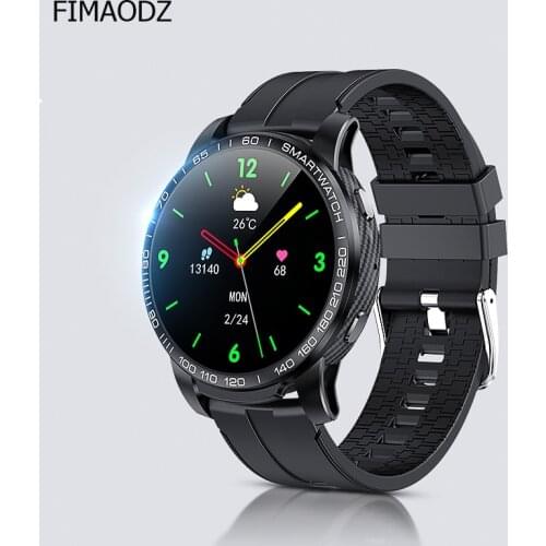 FIMAODZ F7 NEW Smart Watch 2021 Men Bluetooth 5.0 Sports Heart Rate Monitor Dial Calls Round Smartwatch Man for Android & IOS