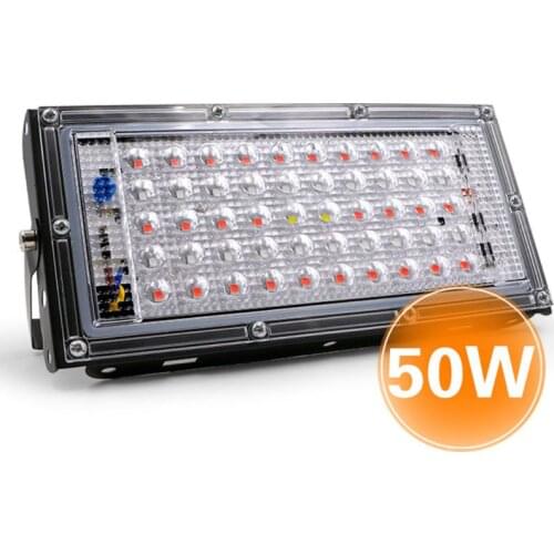 AC 220V plant growth lamp 50W LED plant floodlight greenhouse plant light