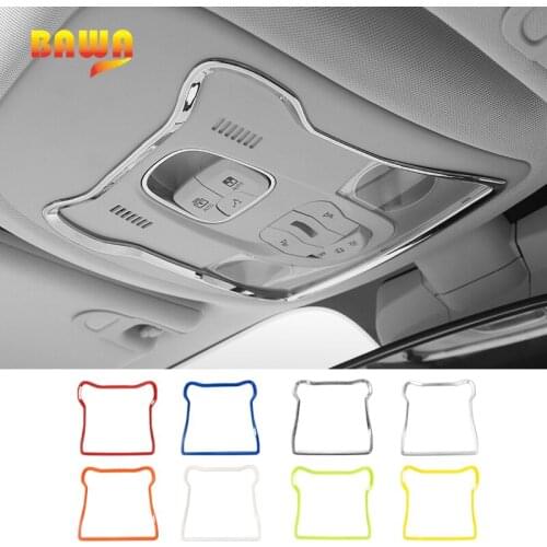 BAWA Interior Mouldings for Jeep Renegade 2016-2017 ABS Reading Light Decoration Frame for Jeep Renegade Stickers