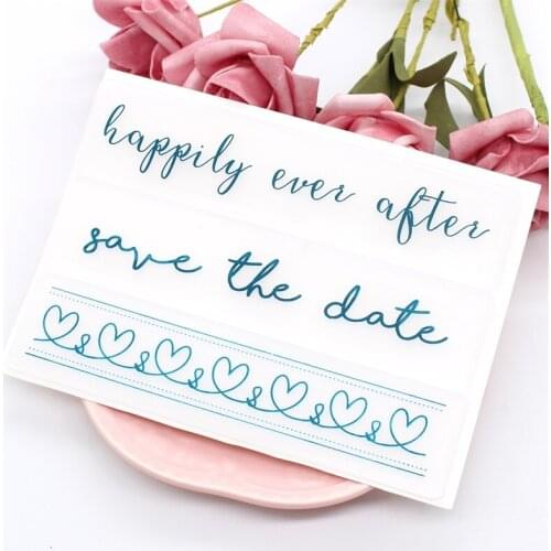 YPP CRAFT Love Plastic Embossing Folders for DIY Scrapbooking Paper Craft/Card Making Decoration Supplies