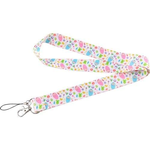 J2971 Funny Cartoon Baby Pattern Lanyard Keychains Accessory For Mobile Phone USB ID Badge Holder Key Strap Tags Neck lanyard