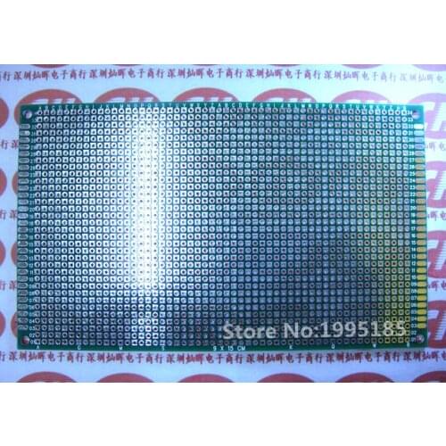 1pcs 9x15 9*15cm Double Side Prototype PCB Tinned Universal Board Copper Experimental Plate Circuirt PCB Hole Bread Board