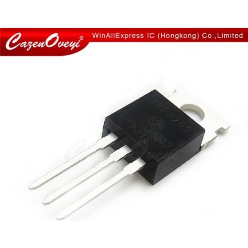 10pcs/lot IRF3205PBF TO220 IRF3205 TO-220 HEXFET MOSFET new and original IC free shippin In Stock