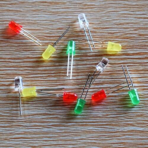 100pcs 5mm F5 led light DIY toy accessories/technology model parts baby toys for children/Electronic parts/rc yuanmbm/tamiya