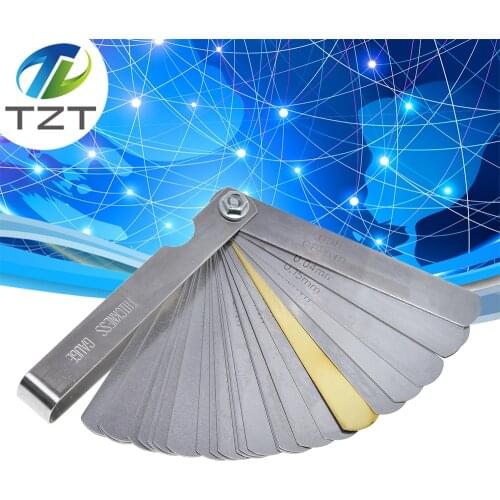 32pcs Range Finder Feeler Gauge Valve Teaching Feeler Gauge 0.04-0.88 mm Gap Size .0015-.035 Copper Sheet Brand New