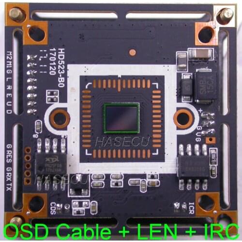 720P) AHD-M / CVI / TVI / CVBS (D1) 1/3" H65 CMOS sensor+ FH8532E (V20) CCTV camera module PCB board +OSD cable +LEN +IRC