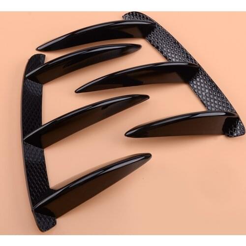 ABS Rear Bumper Splitter Canard Wing Fins Decoration Trim Cover fit for Mercedes-Benz A-class W176 A200 A260
