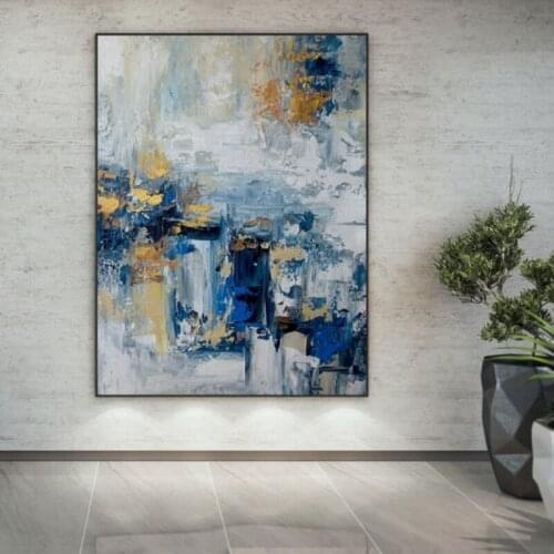 Abstract Art Painting Industrial Decor Dine Room Wall Art Large Wall Art Modern Wall Art Large Artwork Abstract Art