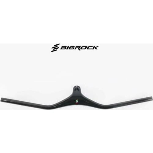 BIGROCK-MTBIGROCK - Carbon Fiber Mountain Bike Integrated Handlebar one-piece handlebar 740mm