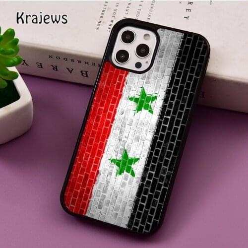 Old Syria Syrian Republic Flag phone Case For iPhone 5 SE 2020 6S 7 8 Plus 12 mini 11 Pro X XR XS Max Samsung S9 S10 coque Cover