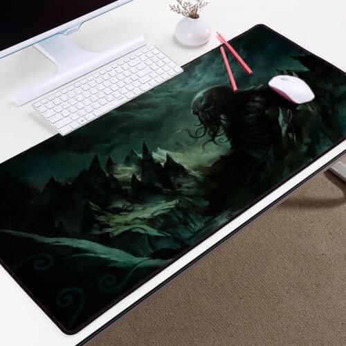 Mairuige Horror Games Cthulhu Style Sea Monster Pattern Gaming Mousepad Mat Mousepad Rubber Mat Pc Computer Game Table Mat