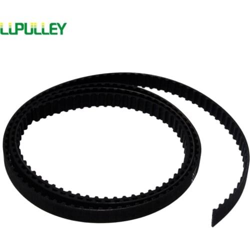 LUPULLEY XL15 Opening Belt Width 15mm Black Color Steel Core Rubber Fiberglass Timing Belt Rubber Timing Belt For CNC