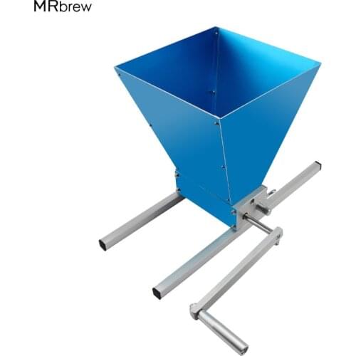 Stainless Malt Mill 2-Roller Manual Grain Mill Grinder Barley Crusher Food Processors Homebrew Beer Corn Malt Wheat Soybean