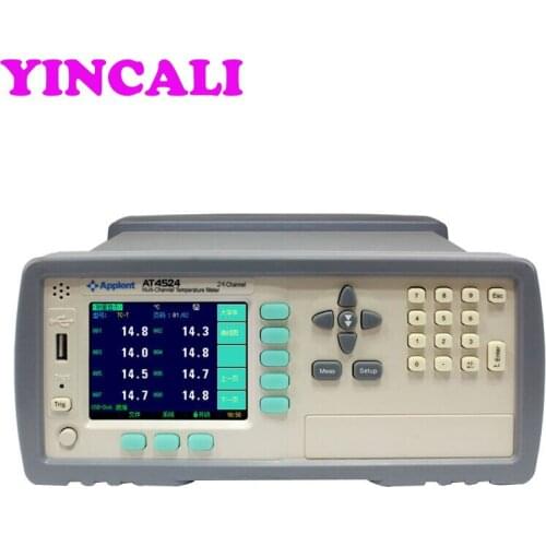 Applent AT4524 Multi-Channel Temperature Meter 24 Channels Desktop Temperature Recorder Thermocouple J/K/T/E/S/N/B