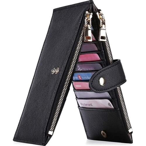 SENDEFN Fashion Women Wallets PU Leather Long Large Capacity Organizer Card Holder Purse