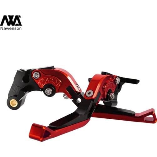 Motorcycle Folding Extendable Left Right Brake Levers For Yahama FJR 1300 04-18 Supertenere/XT1200ZE 12-18 XJR 1300/Racer 04-16