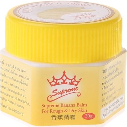 2021 New 20g Natural Banana Oil Moisturizing Cracked Heel Balm Foot Hand Skin Repair Cream Anti-Drying Smooth Dead Skin Removal