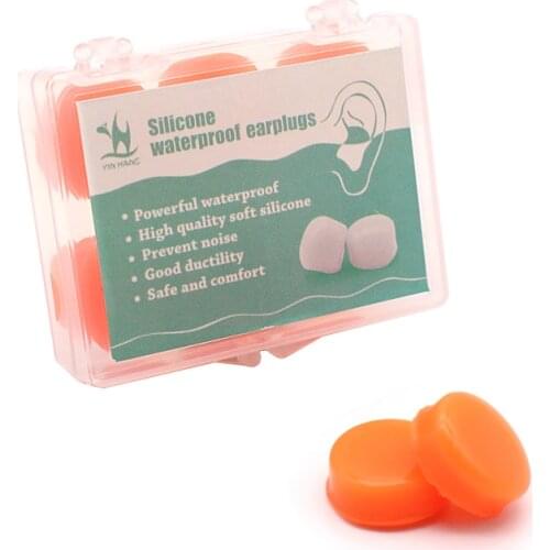 New Waterproof Ear Plugs Silicone Soft Water Sports Earplugs Showering Protective Swimming Ear Plug Anti-noise Earmuffs